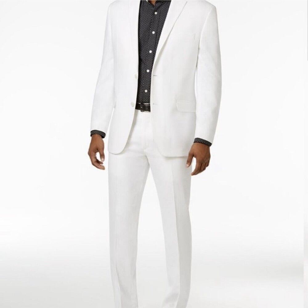 Sean John Men's Dress Suit Pants White Various Sizes NWT $135 Formal Wedding​​